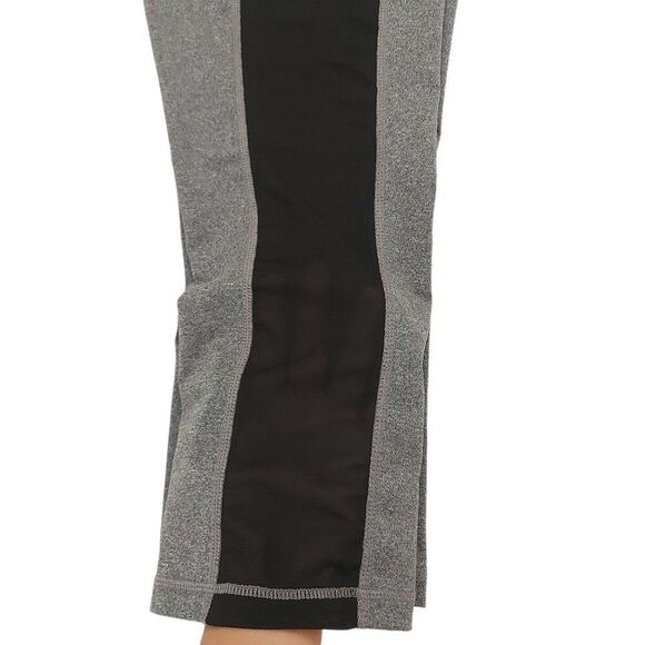 Reebok Capri Leggings Womens Size Medium Breathable Workout Running Gray - Picture 7 of 9